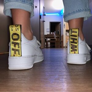 Custom off white Air Force 1s